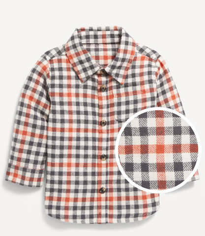 Chemise  à motif carreaux