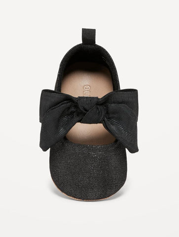 Ballerines en toile à nœud