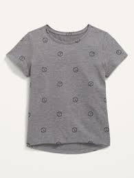 T-Shirt Gris point noir